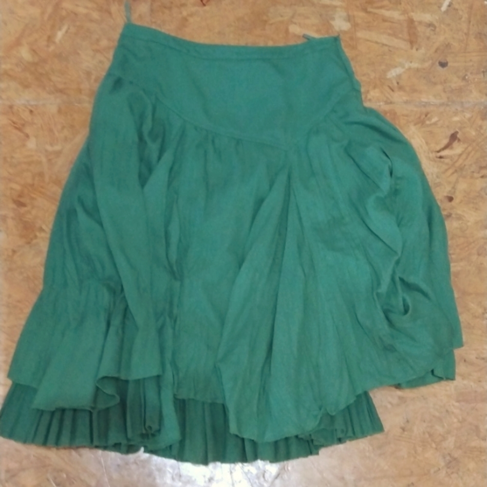 H & M Divided 36 Green Skirt